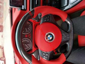 BMW x5 X6 X4 m3 m4 m2 3，4，5，6，7 Z4 Carbon fiber Steering wheel or Led Light Steering wheel